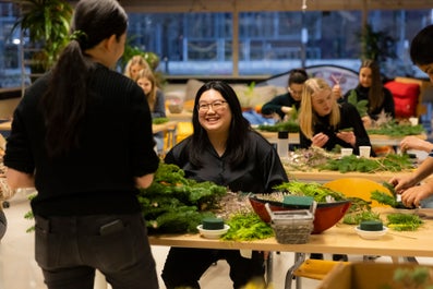 Studenten volgen in 3D de workshop 'I've got plants this Wednesday'