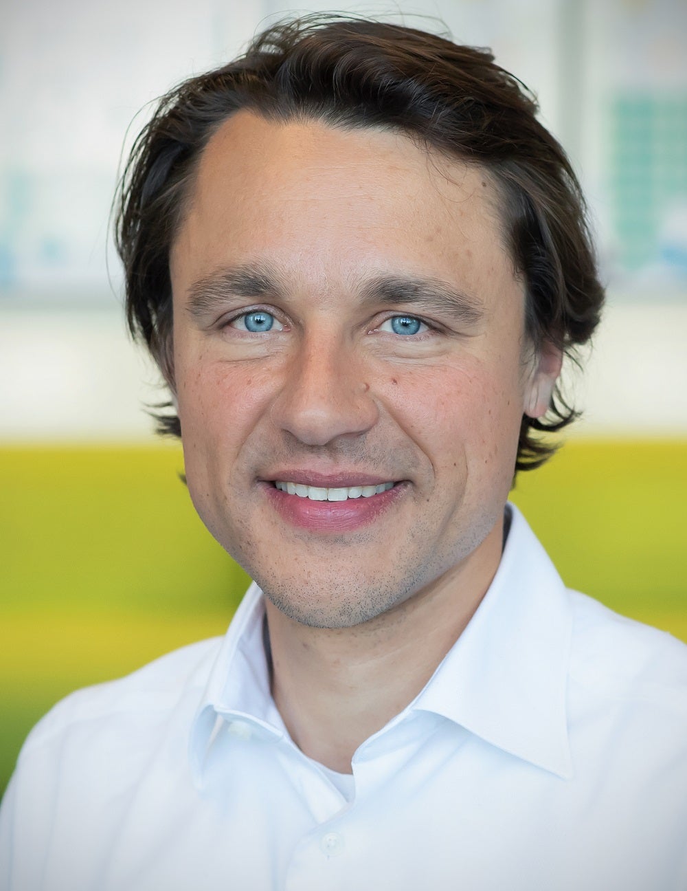 This is a picture of Alexey Pristupa. He is Head of Digital Services and Infrastructure, and member of the management team of the University Library.