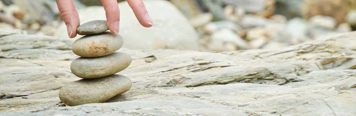 Stenen mindfulness