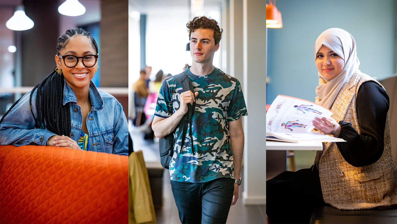 Drie studenten Geneeskunde