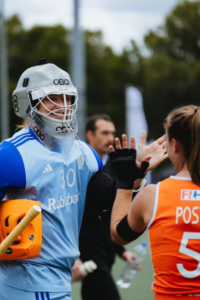 Babette in action at the hockeyfield