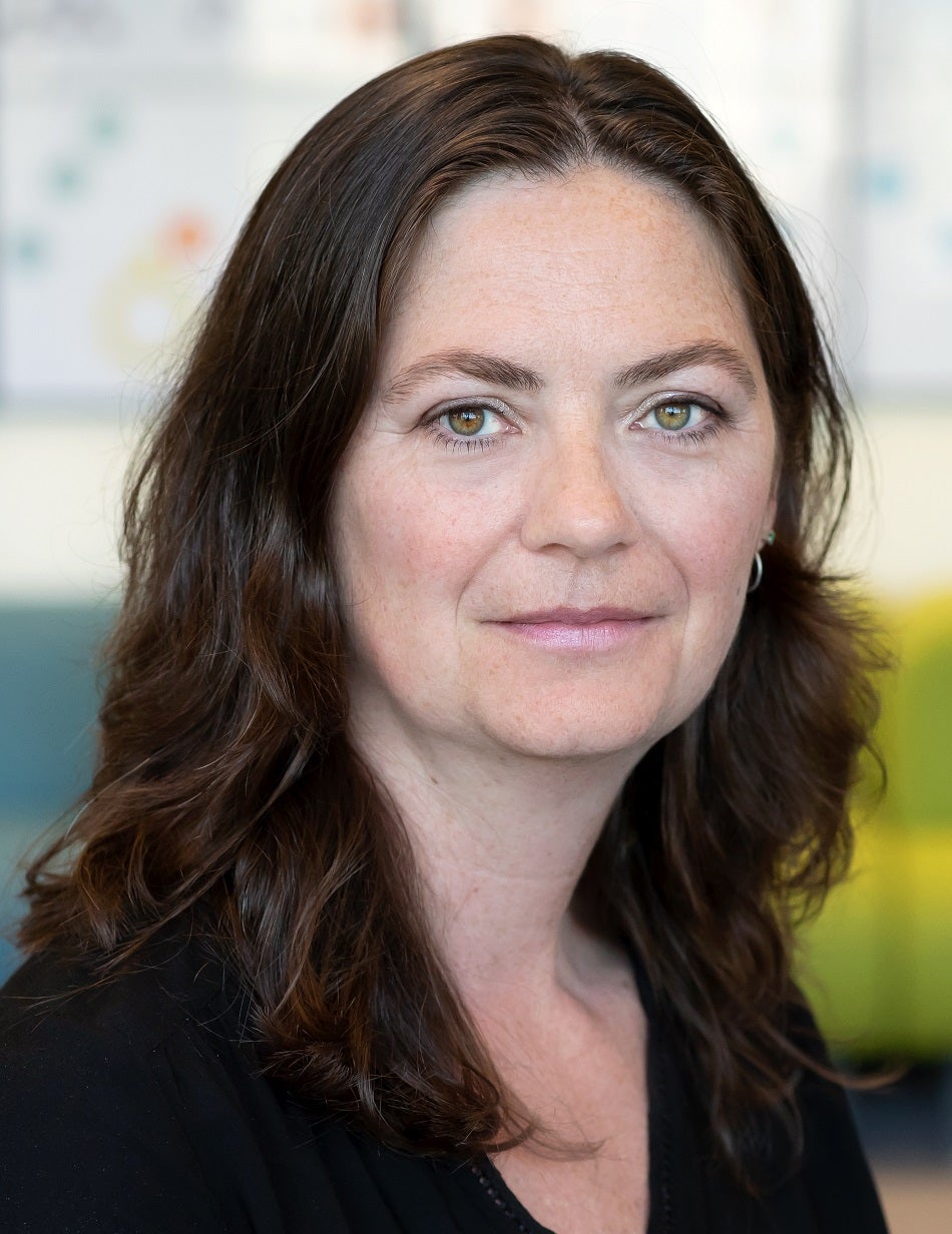 This is a picture of Ellen de Vries. She is member of the management team of the University Library, and Head of Acquisitions & Metadata.