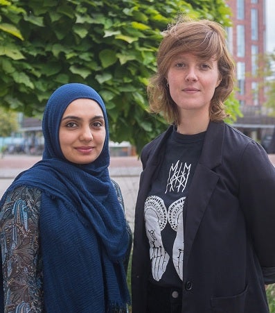 Maaike Muntinga en Sameen Malik