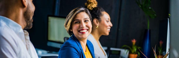 happy executive student at VU Amsterdam