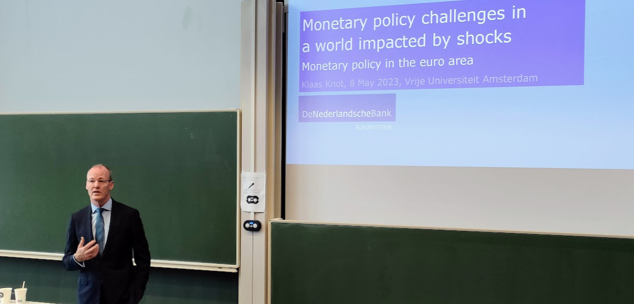 Guest lecture by President Klaas Knot (DNB)