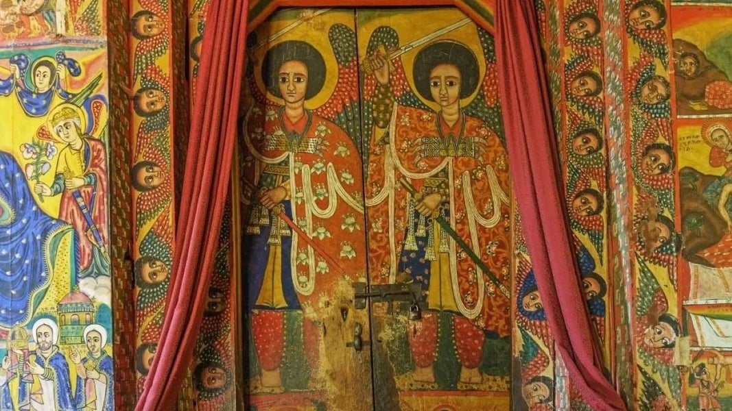 Tekening uit Ethiopische bijbel