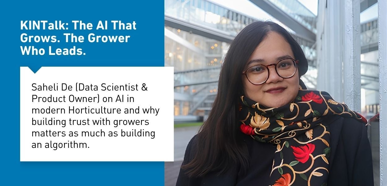 Saheli De (Data Scientist & Product Owner at Blue Radix) on  𝗔𝗜 𝗶𝗻 𝗠𝗼𝗱𝗲𝗿𝗻 𝗛𝗼𝗿𝘁𝗶𝗰𝘂𝗹𝘁𝘂𝗿𝗲 and why building trust with growers matters as much as building an algorithm.