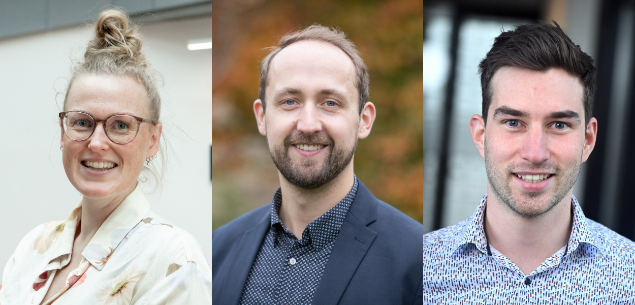Van links naar rechts: Boukje de Gooijer, Sven Askes en Luc Schoot Uiterkamp