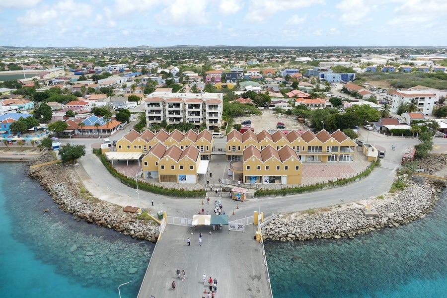 Bird's eye view of Bonaire