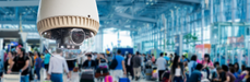 Security camera at airport 