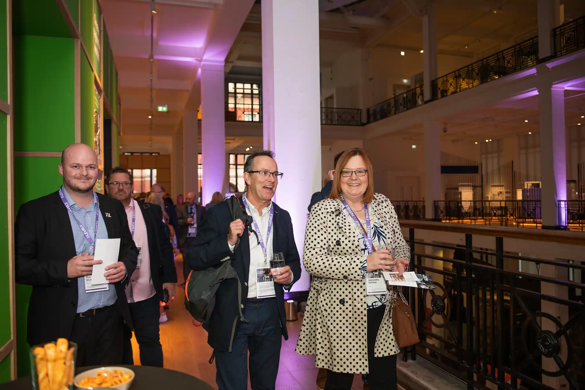 Four EAL colleagues appearing for an event