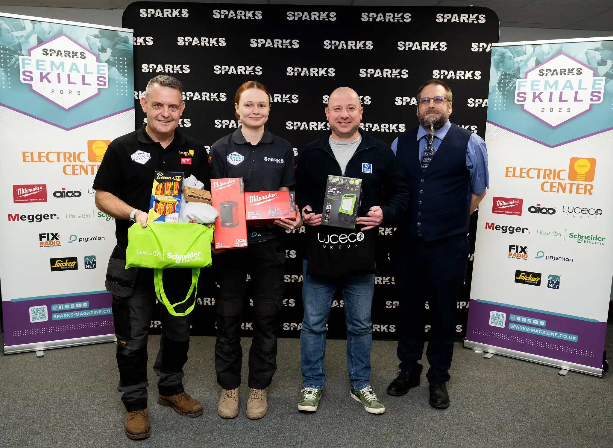 Gracie at the SPARKS Skills Competition 2025