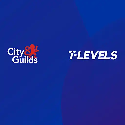 Logo of City & Guilds and T-Levels