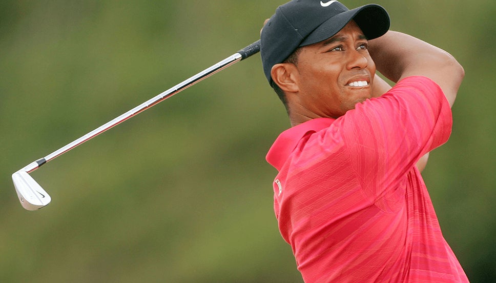 Tiger Woods at Royal Liverpool in 2006