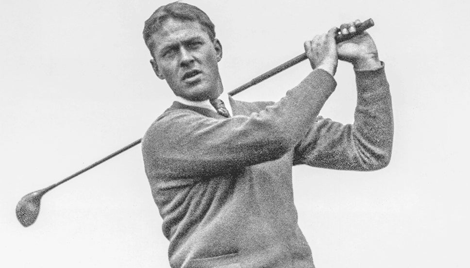 The great Bobby Jones, a three-time Open winner