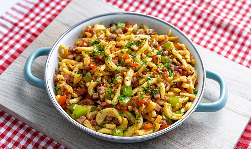 Herzhafte Spätzle Pfanne
