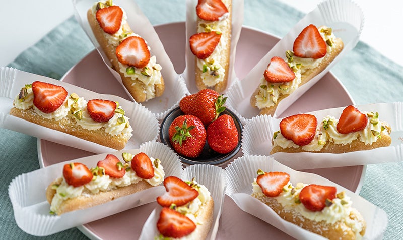 Erdbeer Mascarpone Schnitten