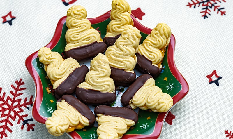 Tannenbaum Spritzgebäck