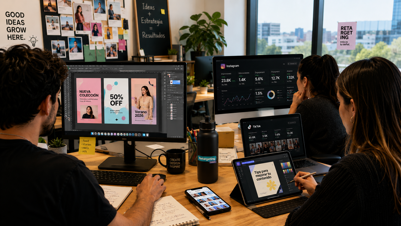 Diseño para redes sociales: cómo crear contenido que genere engagement en 2026