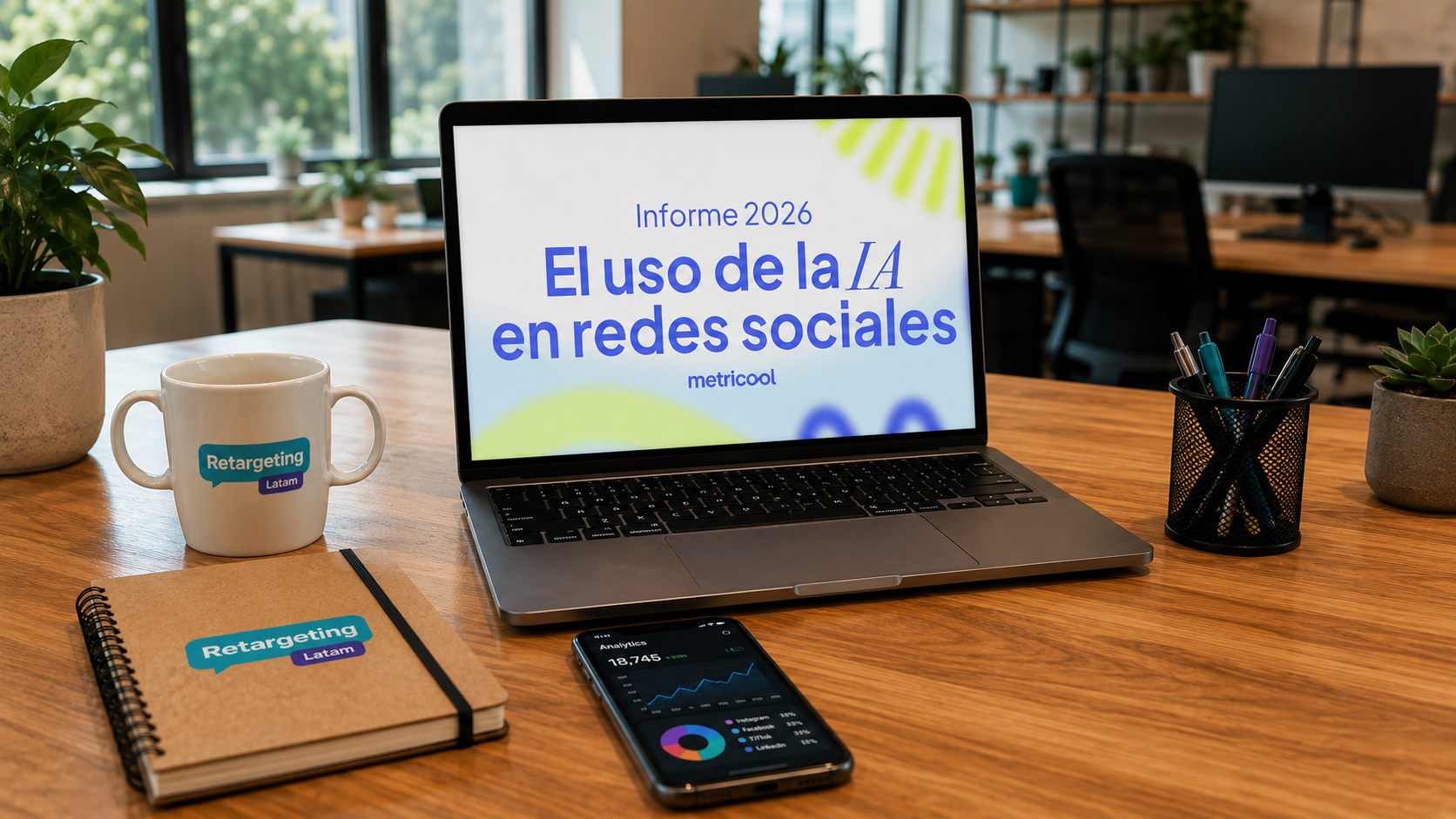 IA en Redes Sociales: Qué Dice el Informe Metricool 2026 | Retargeting Latam