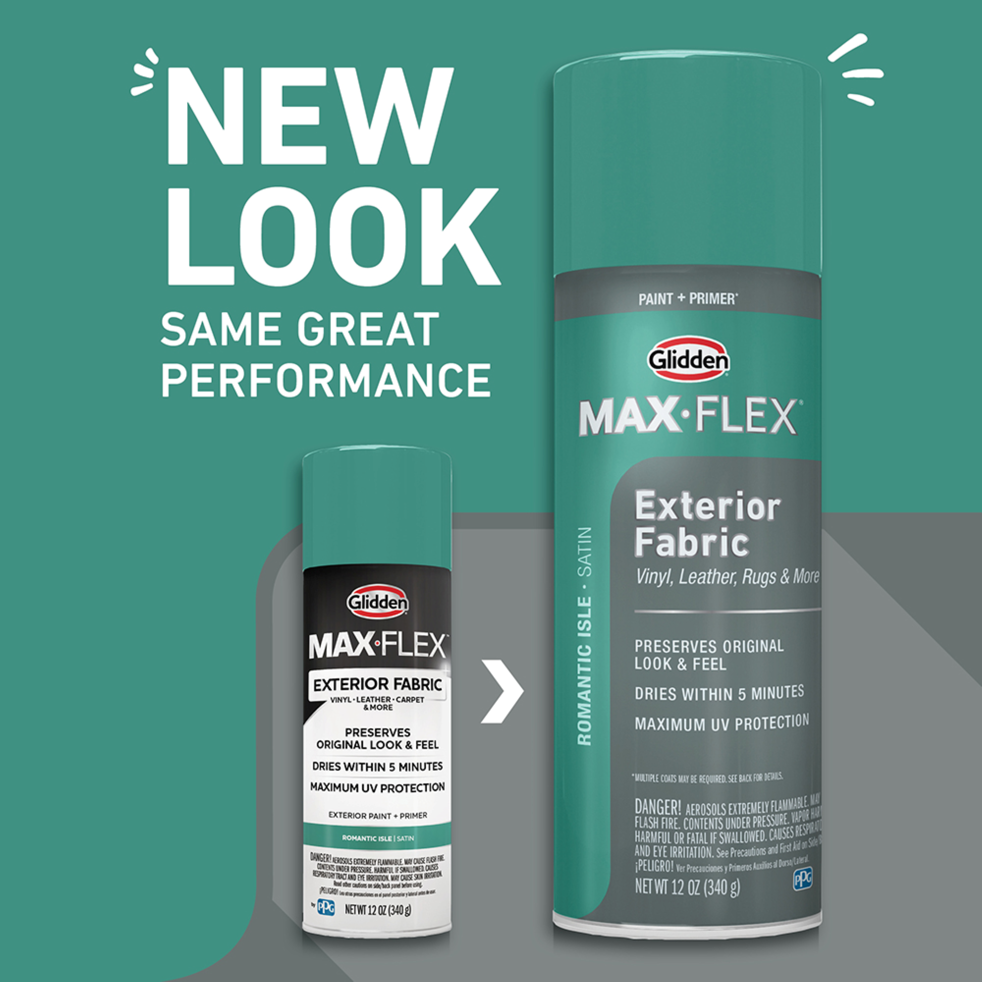Glidden Max-Flex Exterior Fabric Spray Paint - Professional