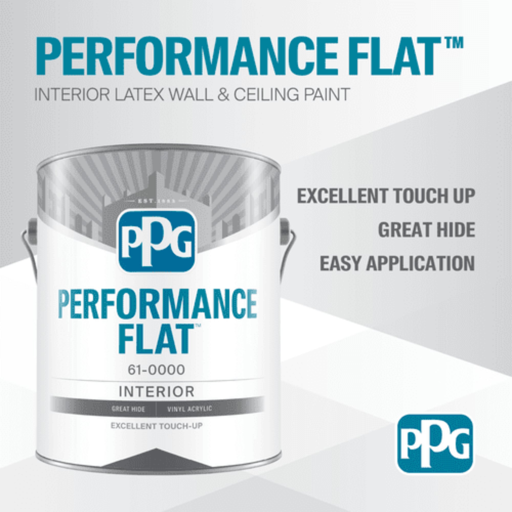 Ultra Interior Flat Black Paint - Professional Quality Paint Products - PPG