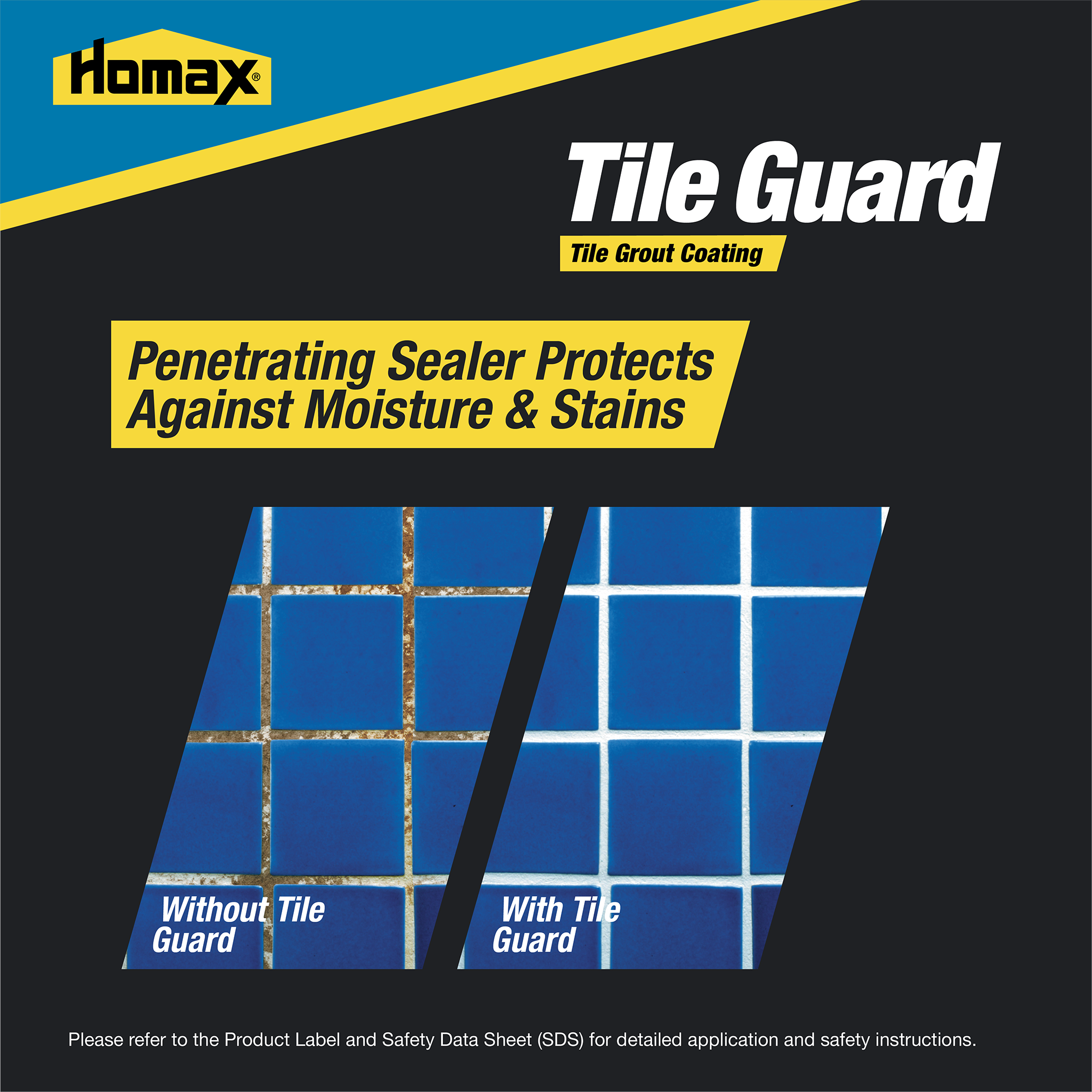Guard Tile Catalyst Grout Sealant Homax 9326 Tile Guard Silicone Grout Sealer, 32 Oz ...