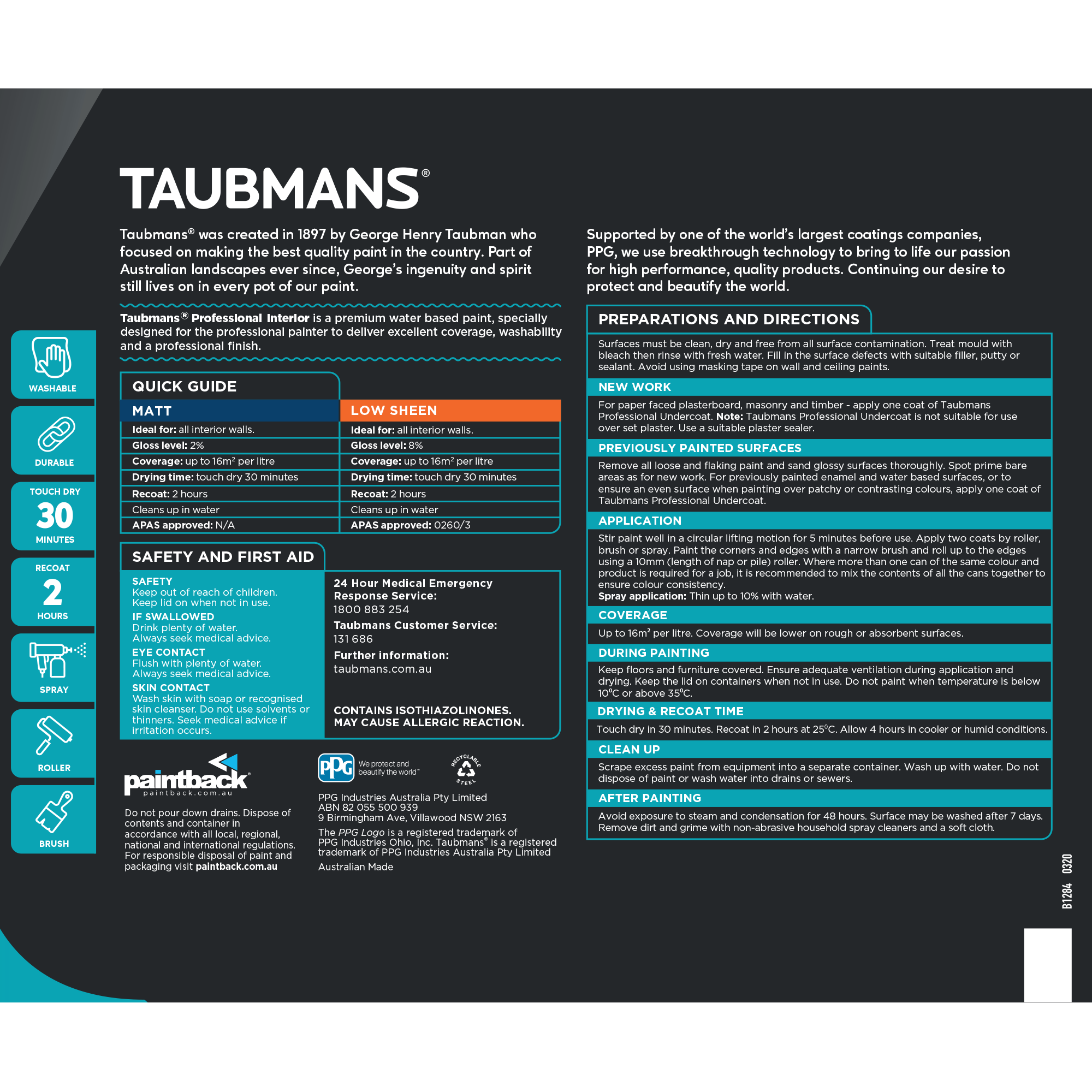 Taubmans Professional Interior Taubmans Paint Products
