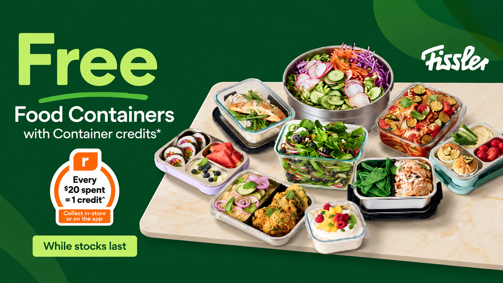 Woolworths: Prep, Pack & Save with Free Containers