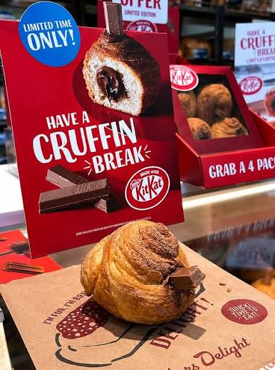 Bakers Delight: New Cruffin Made with KITKAT