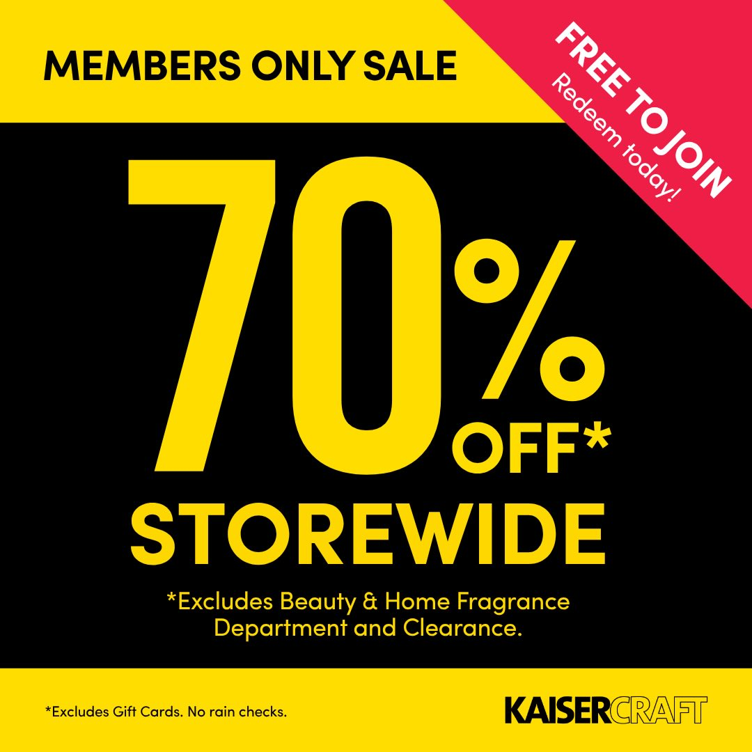 Kaisercraft: Members Only Sale