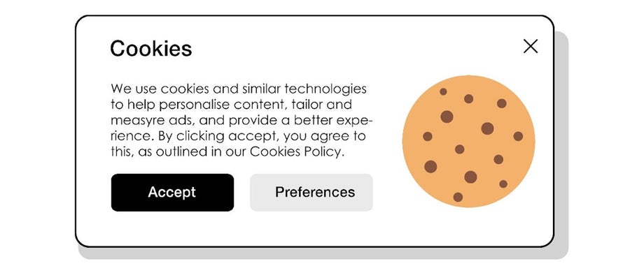 Image of website cookies