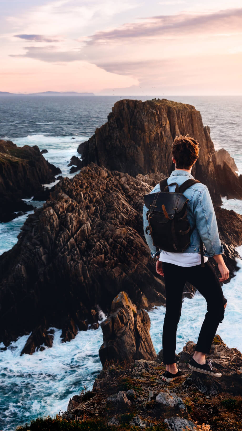 Rocky coast in Malin Head