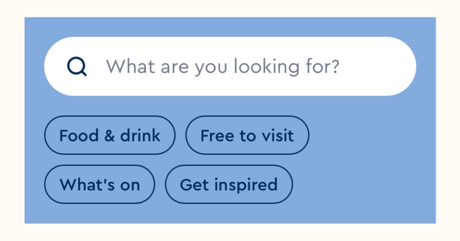 Visit Dublin search feature 