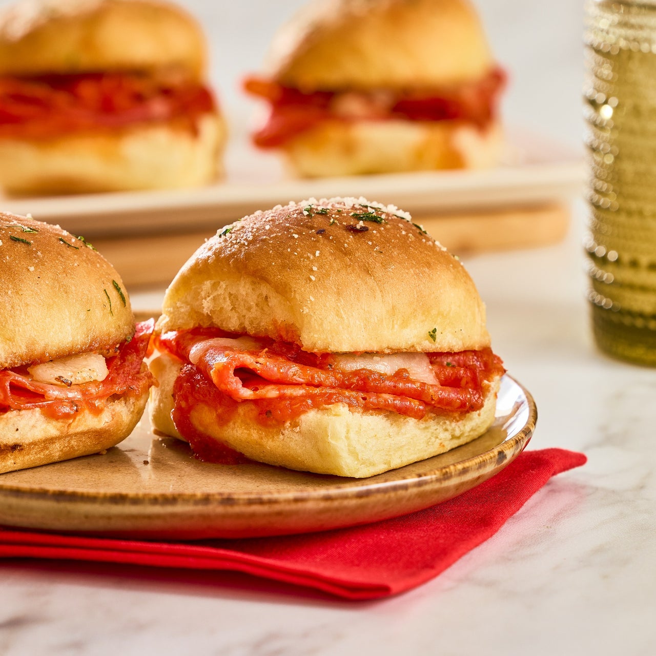 Pepperoni Pizza Sliders | Margherita Meats