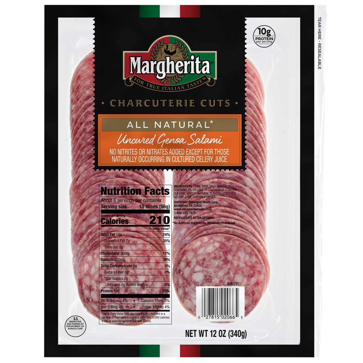 Uncured Genoa Salami | Margherita Meats