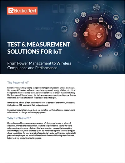 ER: Guía del Producto T&M para IoT Power, imagen