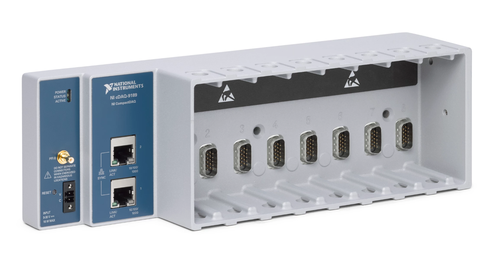 NI cDAQ-9189 | CompactDAQ Chassis | Electro Rent - Rental, New