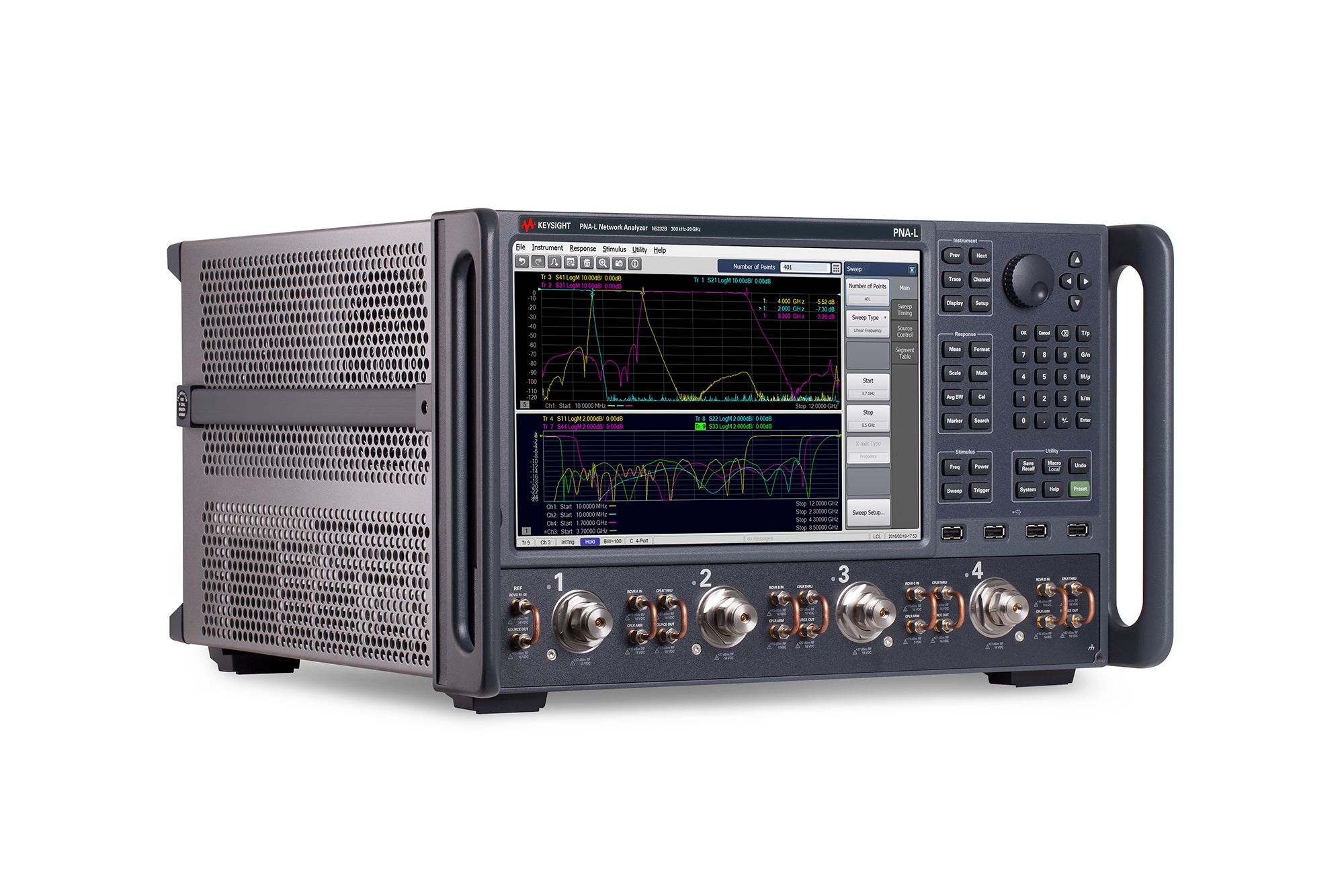 Keysight Technologies (formerly Agilent) N5232B | 300 kHz to 20 GHz PNA-L  network analyzer | Electro Rent - Rental, New & Used Test Equipment