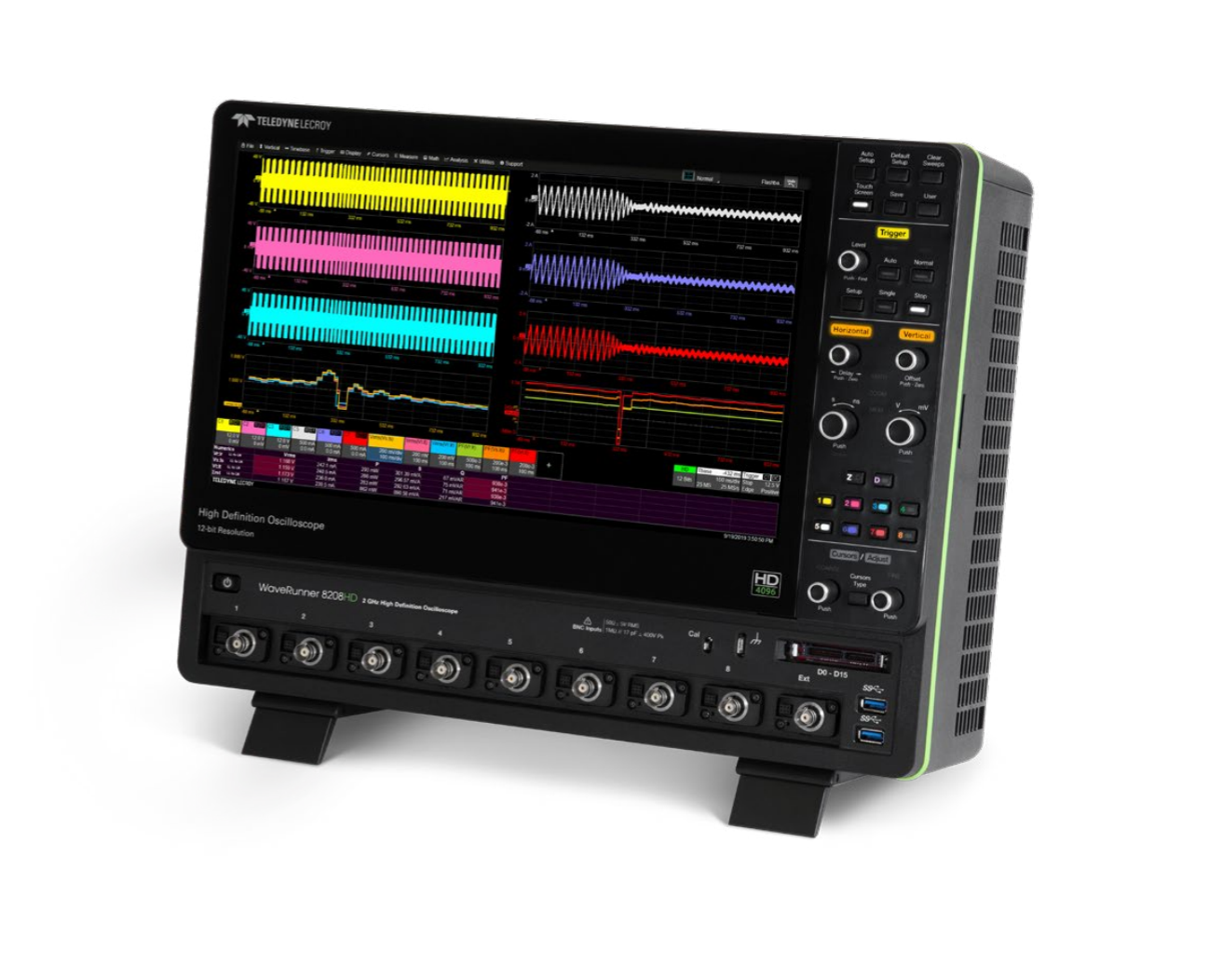 Lecroy HDO8058A | 500Mhz, 8Ch, 12-Bit, 10GS/s, 50Mpts/C HD