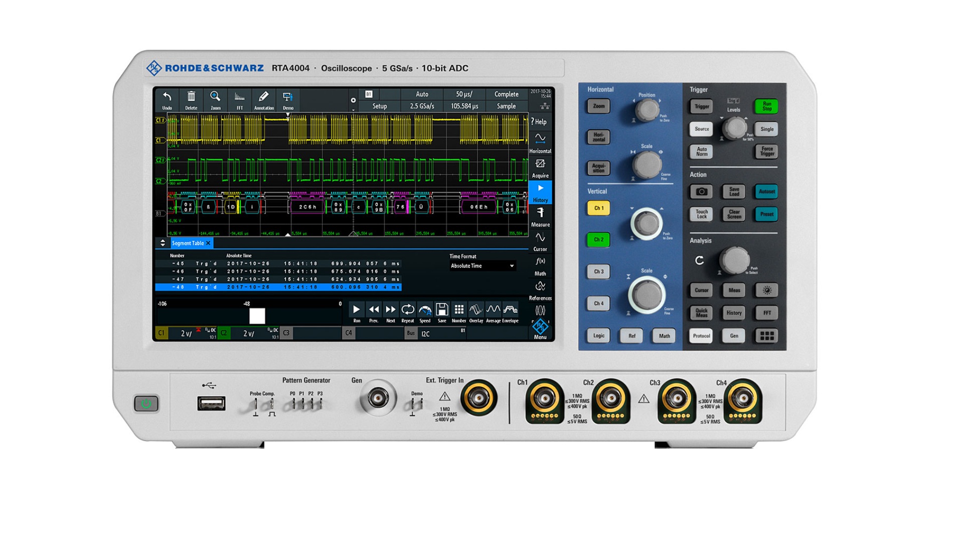 Rohde & Schwarz PROMOTIONAL PACKAGE RTA4004 Digital Oscilloscope 4