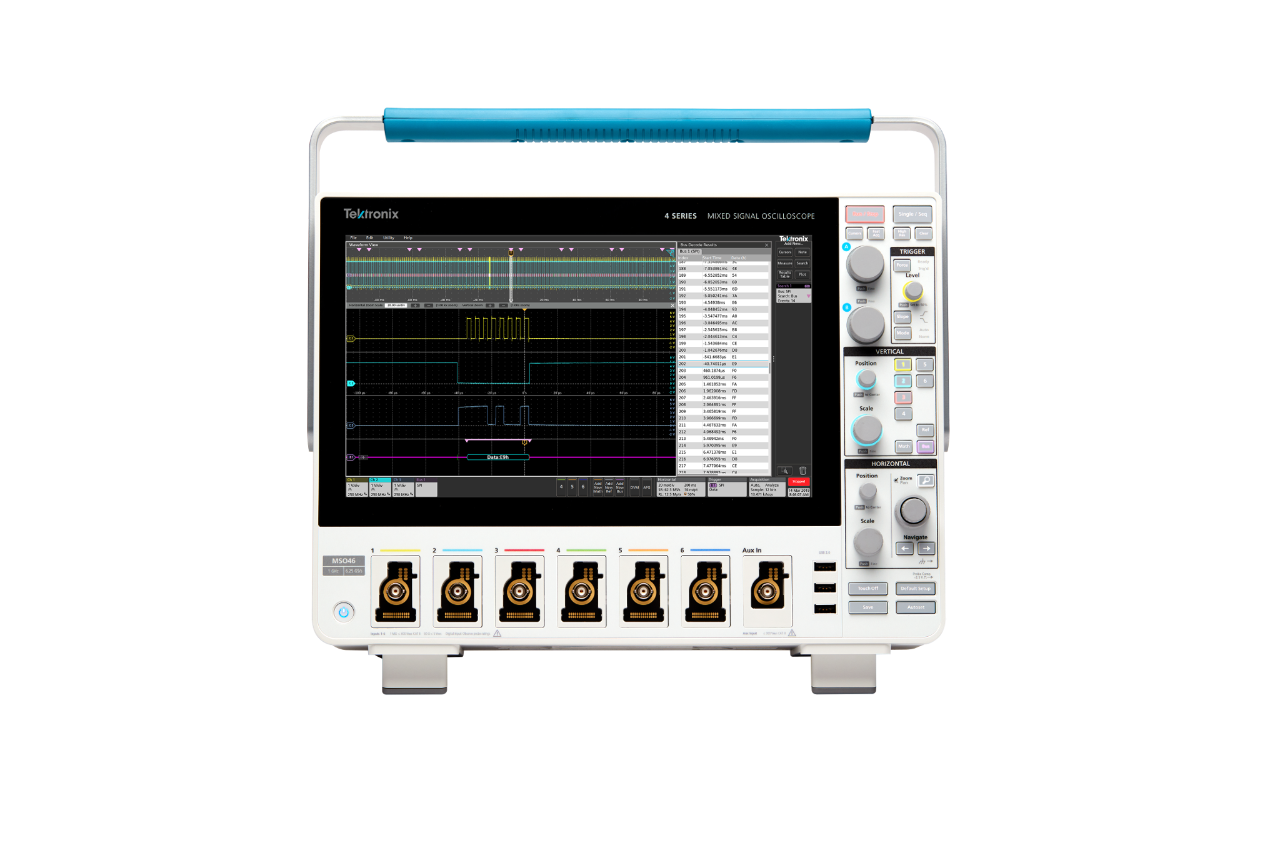 Tektronix MSO44 | 4 Series Mixed Signal Oscilloscope, (4) FlexChannels ...