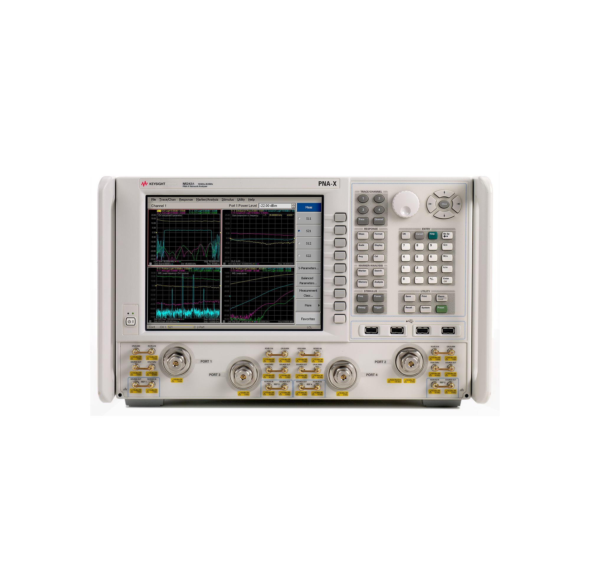 Keysight Technologies (formerly Agilent) N5242A | 10 MHz to 26.5 GHz PNA-X network  analyzer | Electro Rent - Rental, New & Used Test Equipment