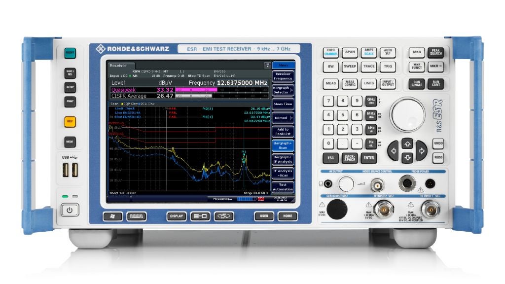 Rohde & Schwarz ESR7 | EMI Receiver 9kHz to 7GHz | Electro Rent