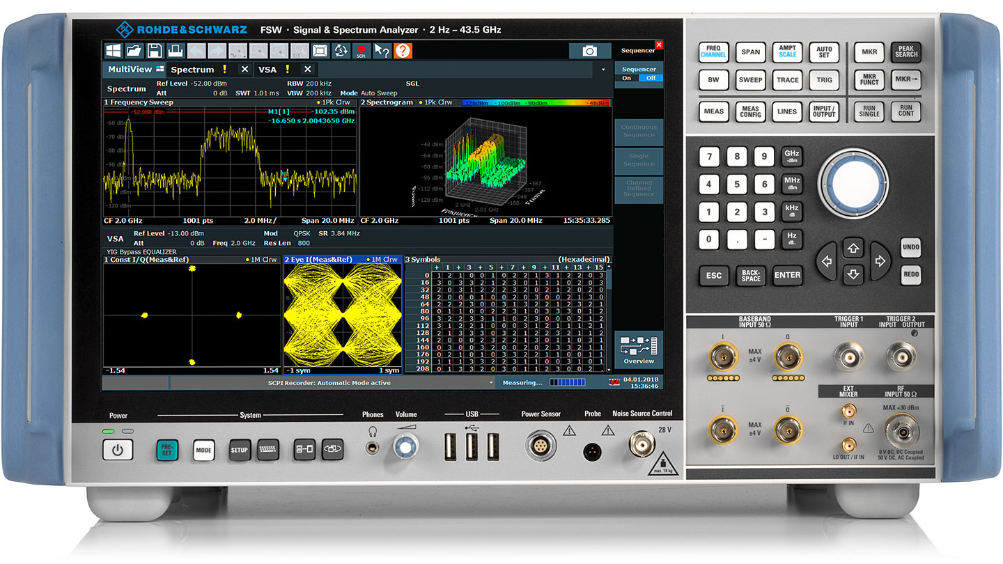 Rohde & Schwarz FSW50 (1312.8000.50) | 2Hz-50GHz Signal and Spectrum  Analyzer | Electro Rent - Rental, New & Used Test Equipment