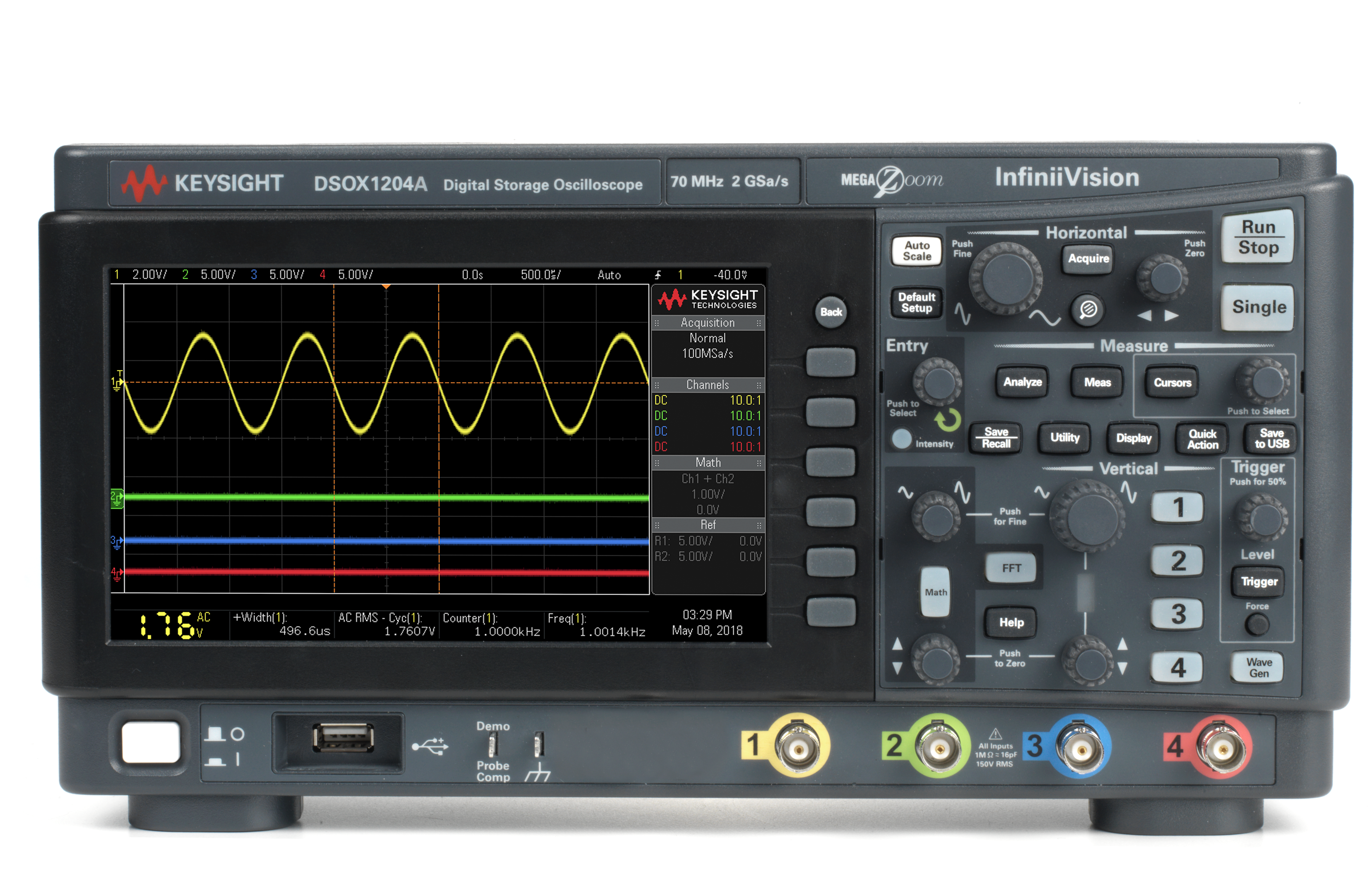 Keysight Technologies DSOX1204A Oscilloscopes & Logic Analyzers