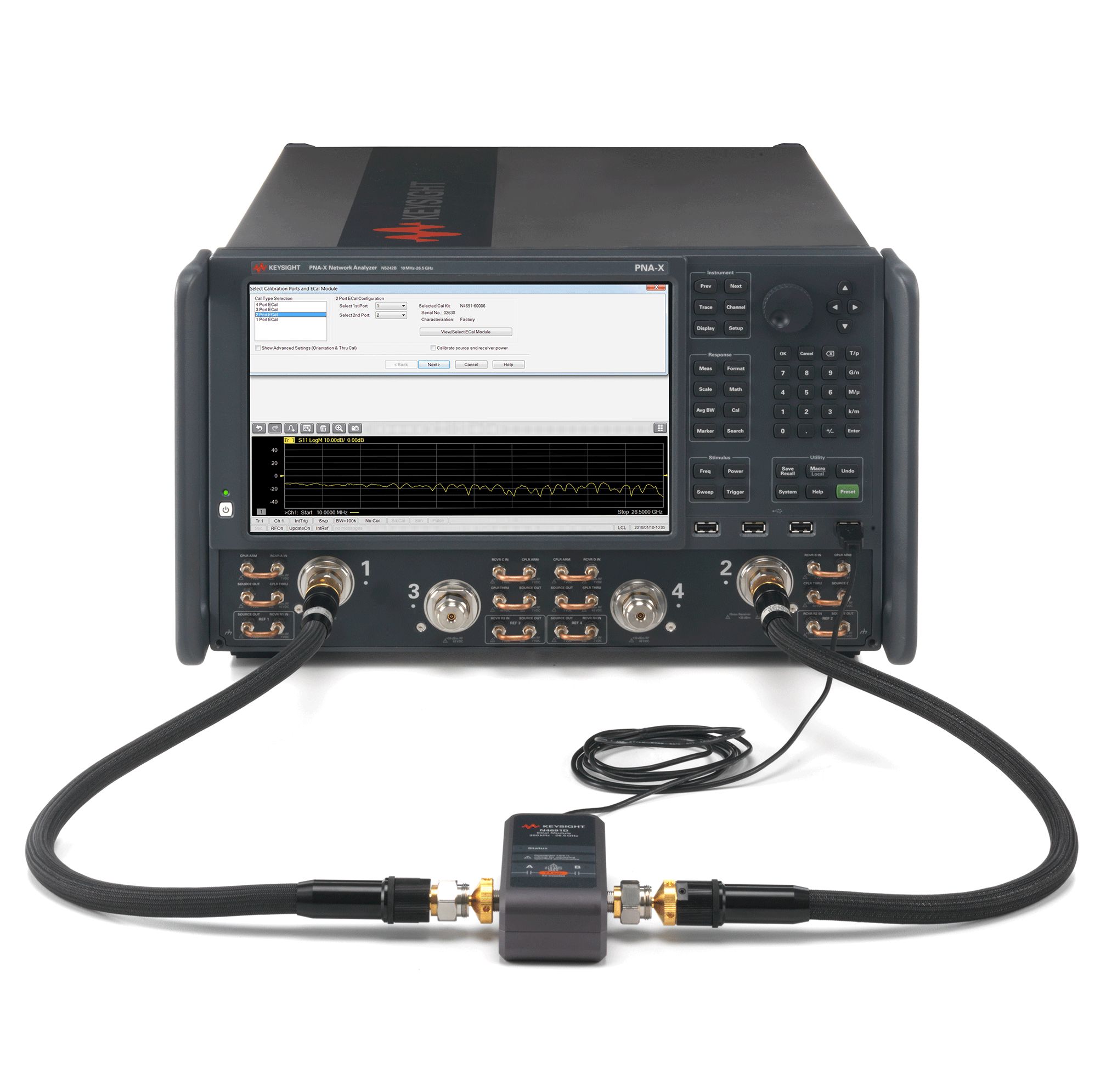 Keysight Technologies N4691D | 26.5 GHz 2-port 3.5 mm