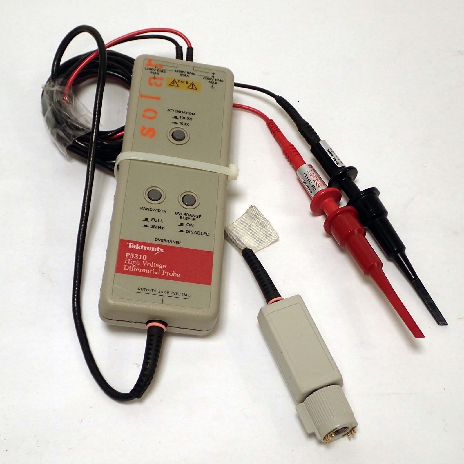 Differential Tektronix Probe P5210 High Voltage | P5210A High