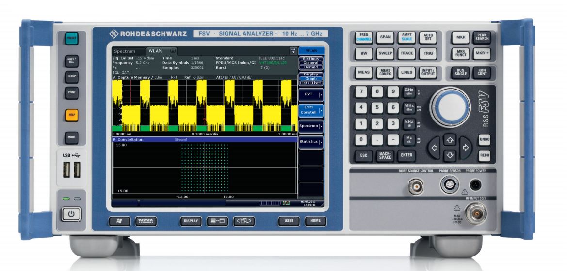 Rohde & Schwarz FSV40 (1321.3008.40) | Signal and spectrum