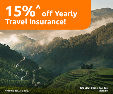 yearly travel insurance promotion
